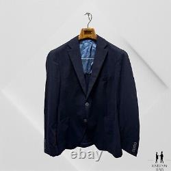 Coppley 1883 Men's Blue Unconstructed Einstein 130s Wool Sport Coat Blazer42 R
