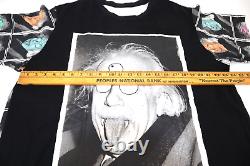 Devil Nut Rare Albert Einstein Graphic Collage T shirt Double Sided Print