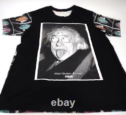 Devil Nut Rare Albert Einstein Graphic Collage T shirt Double Sided Print
