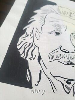 Einstein Drawing Attributed To Andy Warhol