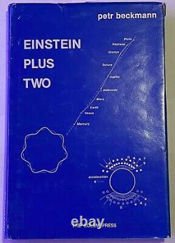 Einstein Plus Two, Collectable 1st Ed book 1987 Petr Beckmann, hardcover, Golem
