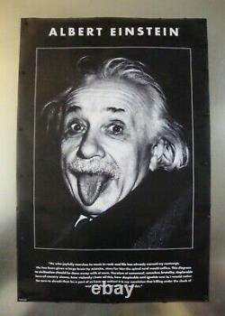 Einstein Sticking Tongue Out Vintage Art Poster 24W x 36H 2003 Used Pre-Owned