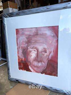 Framed Print Albert Einstein, 70H x 67.5W
