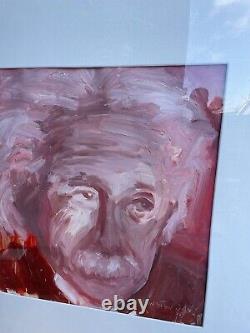 Framed Print Albert Einstein, 70H x 67.5W