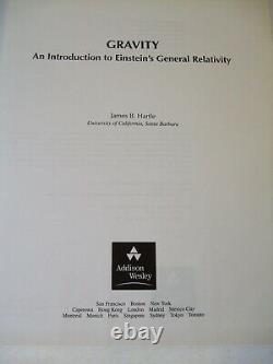 Gravity An Introduction to Einstein's General Relativity by Hartle