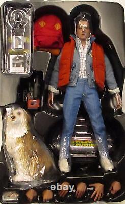 HOT TOYS 1/6 MMS573 BACK TO THE FUTURE MARTY MCFLY and EINSTEIN Figure