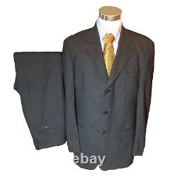 HUGO BOSS EINSTEIN SIGMA Gray Wool 3 Button Suit Size 50