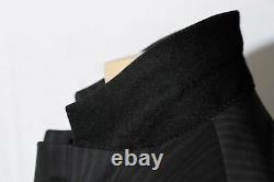 HUGO BOSS Einstein / Sigma Black Pinstripe 120s Suit Men's 40S / W34xL28