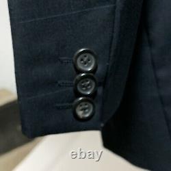 HUGO BOSS Mens EINSTEIN SIGMA 3-Btn Wool Suit 42L Windowpane Check Blue 36 waist