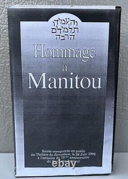 Hommage à Manitou Hebrew Vhs Rabbi Léon (Yehouda) Askénazi (Manitou) ISRAEL 1992