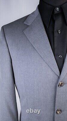 Hugo Boss EINSTEIN Suit Mens 38S Gray Pinstripe Three Button Jacket 34X29 Slacks