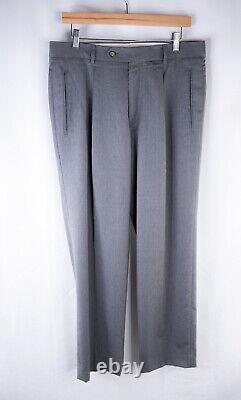 Hugo Boss EINSTEIN Suit Mens 38S Gray Pinstripe Three Button Jacket 34X29 Slacks