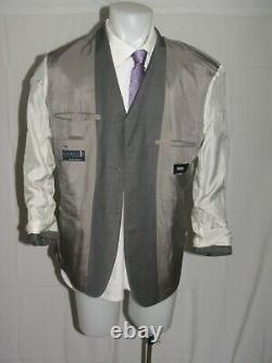 Hugo Boss Einstein Guabello Cashmere Blend Flannel Weight Three Button Suit 42S
