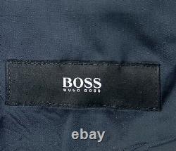 Hugo Boss Einstein Mens 40R Light Gray Wool Blazer Sport Coat Suit Jacket