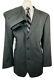 Hugo Boss Einstein Mens 46r Gray Wool 2 Piece Suit With Dress Pants 38wx32l