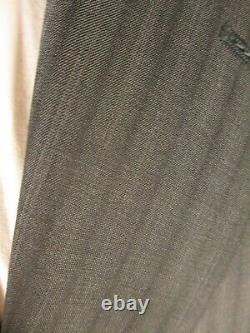 Hugo Boss Einstein Mens Grey Stripe 3 Btn Guabello S130s Suit 44R Recent