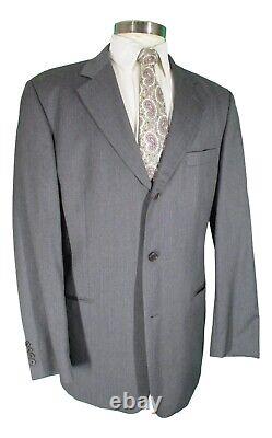 Hugo Boss Einstein Omega Mens Grey 3 Btn S100s Suit 42L
