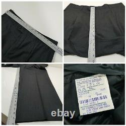 Hugo Boss Einstein/Sigma Men 2 Pieces Suit Black Shimmer Jacket 44L Pants 35x32