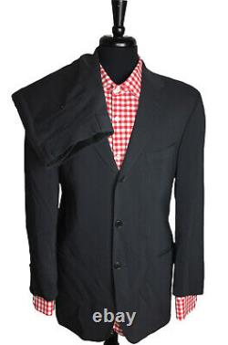 Hugo Boss Einstein /Sigma Mens 40R Ashy Gray 2PC Suit Pleated Pants 34x30