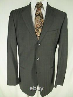 Hugo Boss Einstein Sigma Mens Grey Herringbone 2 Btn S100s Suit 40L