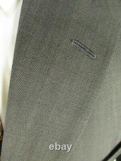 Hugo Boss Einstein Sigma Mens Grey Herringbone 2 Btn S100s Suit 40L
