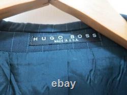 Hugo Boss Einstein Sigma Saks 5th Avenue Men's Black Pinstripe Suit 40R 32W 32L