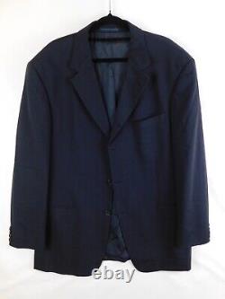 Hugo Boss Einstein Sigma Suit Jacket Black Blazer Coat Size 108 (54) Lambs Wool