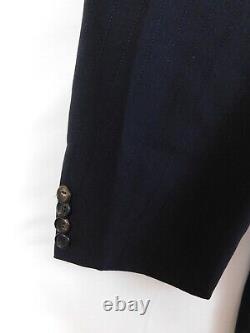 Hugo Boss Einstein Sigma Suit Jacket Black Blazer Coat Size 108 (54) Lambs Wool