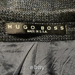 Hugo Boss Einstein Two Button Blazer Blue 100% Wool Notch Lapel 42L