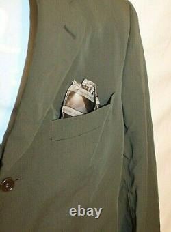 Hugo Boss GREEN Men's 2 piece 100% Wool Suit EINSTEIN/SIGMA US Made in USA 38R
