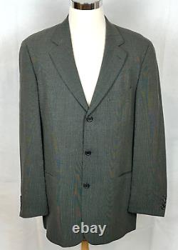 Hugo Boss Men's Gray Jacket Blazer 3 Button Einstein Fit Size 42 Tall USA MADE