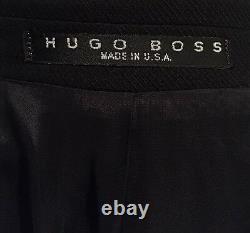 Hugo Boss Mens Black Einstein/Beta 3 Btn Wool Blazer Sz 46 R Excellent
