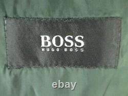 Hugo Boss Mens Charcoal 3 Btn Guabello S120s Einstein Suit 42L