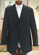 Hugo Boss Mens Einstein Gray Stripe 3 Btn Flat Front Wool Suit Size 40 L Mint