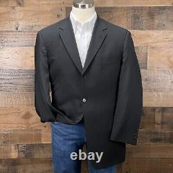 Hugo Boss Mens Einstein Sigma Wool Sport Coat Blazer Suit Jacket Black 44R