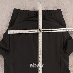 Hugo Boss Suit Black Wool Jacket Sport Coat Pants Made in USA Einstein 44R 36x29