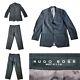 Hugo Boss Vtg 2 Piece Suit Jacket & Pants Set Einstein Sigma Us 100% Virginia Wo