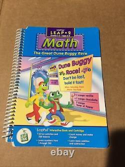 LeapPad Math The Great Dune Buggy Race Book & no Cartridge