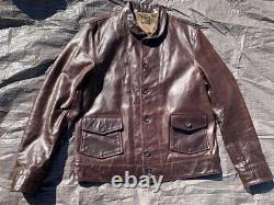 Levi's LVC Menlo Cossack leatherjacket Einstein size M Used