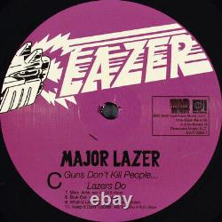 Major Lazer Guns Don't Kill People. Lazers Do 12 Vinyl 2009 US Original 2LP