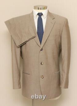 Mens 40L Hugo Boss Einstein/Sigma 2 Piece Light Brown 100% Wool Suit