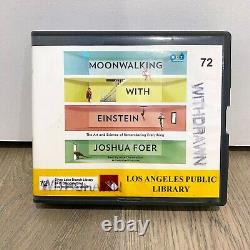 Moonwalking with Einstein (Audio CD) 2000 by Joshua Foer Ex. Library GOOD