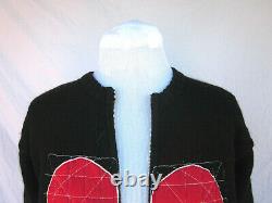 Moschino Cheap & Chic zip sweater E= love2 XL Einstein STEM Femme! Italy
