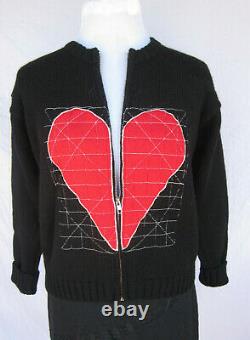 Moschino Cheap & Chic zip sweater E= love2 XL Einstein STEM Femme! Italy
