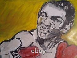 Muhammad Ali Tyson Basquiat, Albert Einstein, David Bowie Pop Impressionist