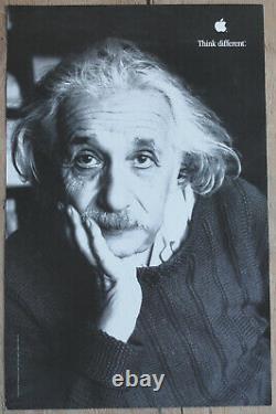Original Albert Einstein Think Different Apple Educational Series Poster AWESOME