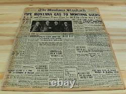 Original Newspaper AL CAPONE Gets First Jail 28 FEBRUARY 1931 + Einstein news