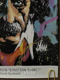 Original Vintage Poster Albert Einstein E=Mc2 psychedelic style poster Pin Up