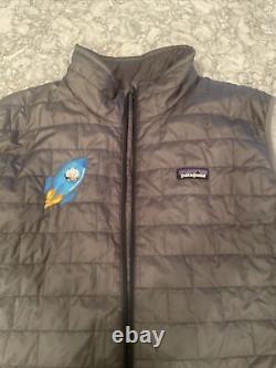 Patagonia Quilted Vest XL Mens Grey / Einstein Salesforce Rare