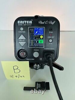 Paul C. Buff E640 Einstein Flash with CyberSync Transceiver (4354 total flashes)